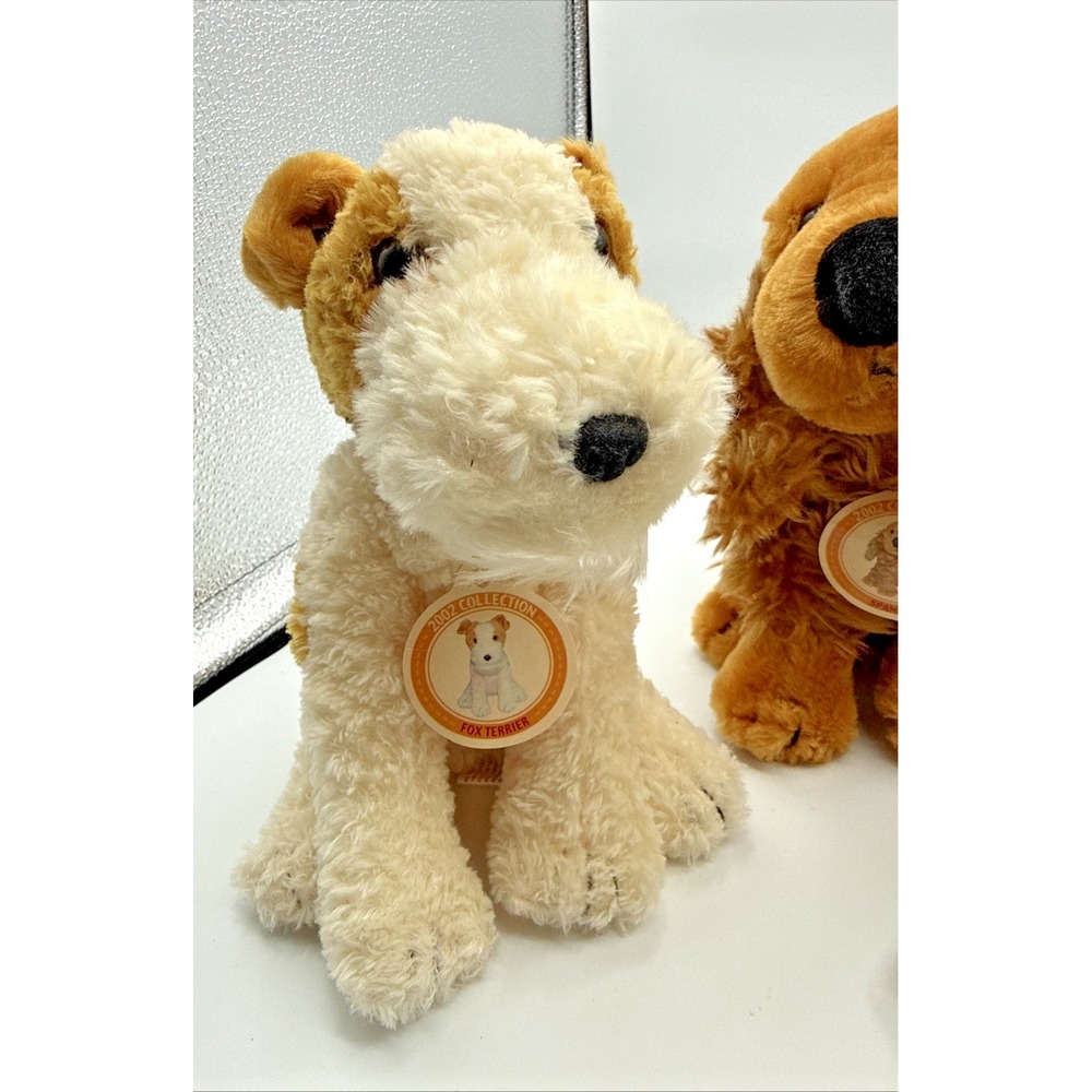 set of 4-Golden Bear Co. Fox & Bull Terrier, Spaniel, Schnauzer 2002 collection - Picture 2 of 16